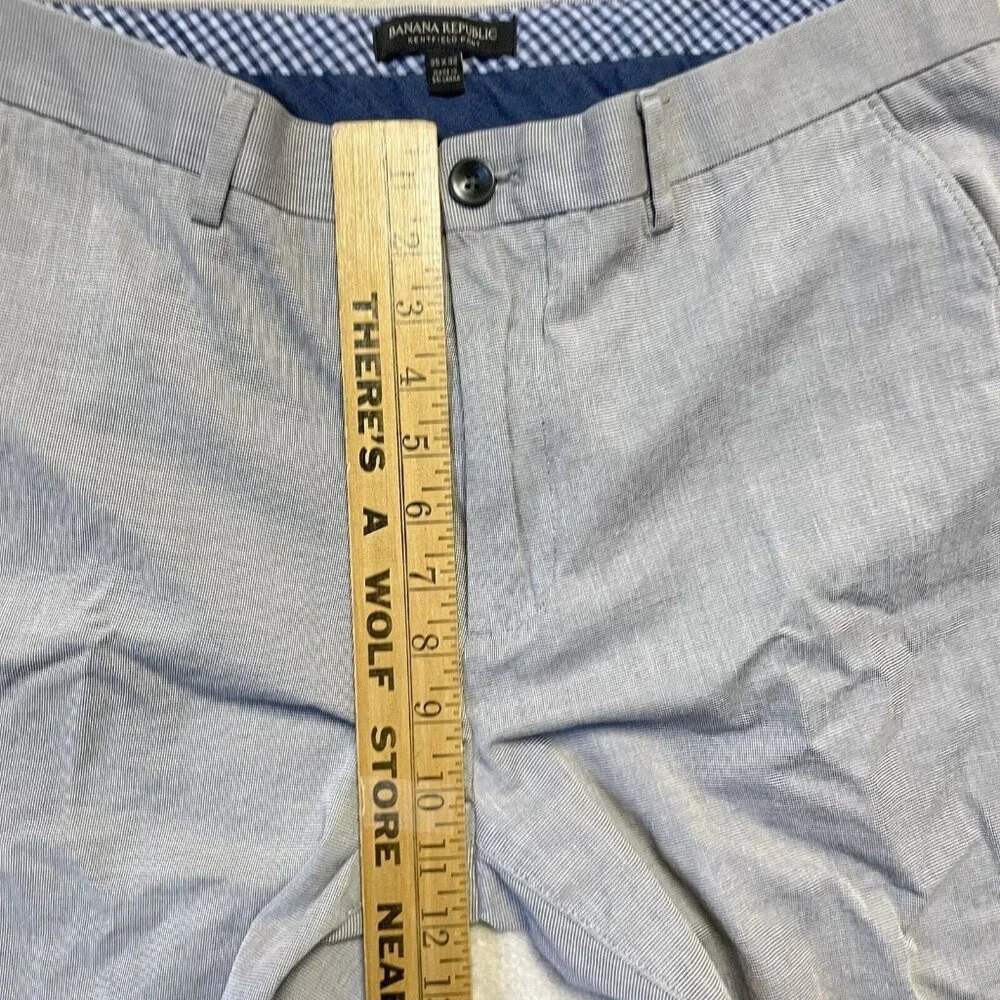 Banana Republic Pants Men's 35x32 Kentfield Gray‎ Dress Slacks Career Work